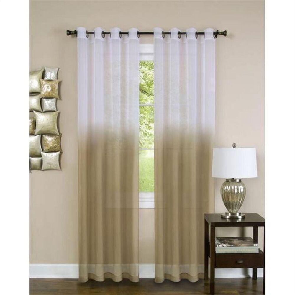 Achim Essence Grommet Panel - Tan - 54 in. x 63 in.